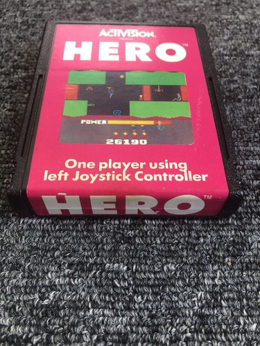 Vintage HERO Atari 2600 Game Activision Original Case Rare PAL - Picture 6 of 7