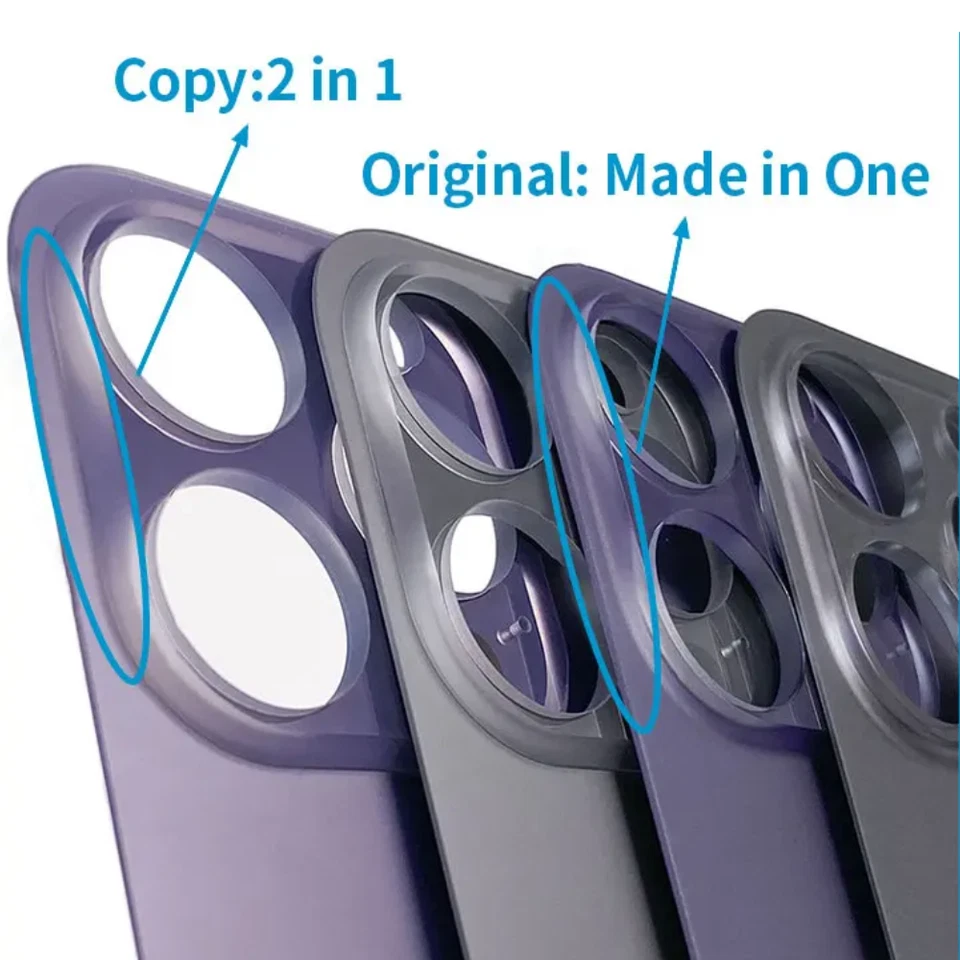 Back Glass replacement Big hole For iPhone 11 12 13 14 15 Pro Max Rear Cover Lot - Image 4 of 4