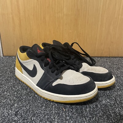 Jordan Low Sail University Gold Black UK