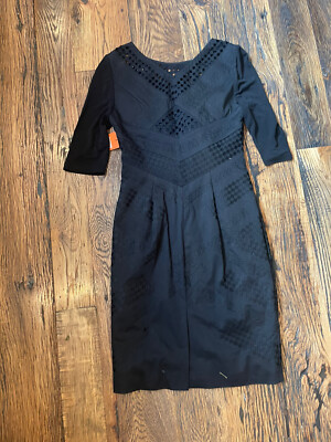 karen millen embroidered mini dress Karen Millen main image 1
