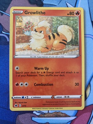 growlithe pokemon card value 2022 Amazon.com: Pokemon - Growlithe 058/165 - Pokemon 151 - Reverse Foil