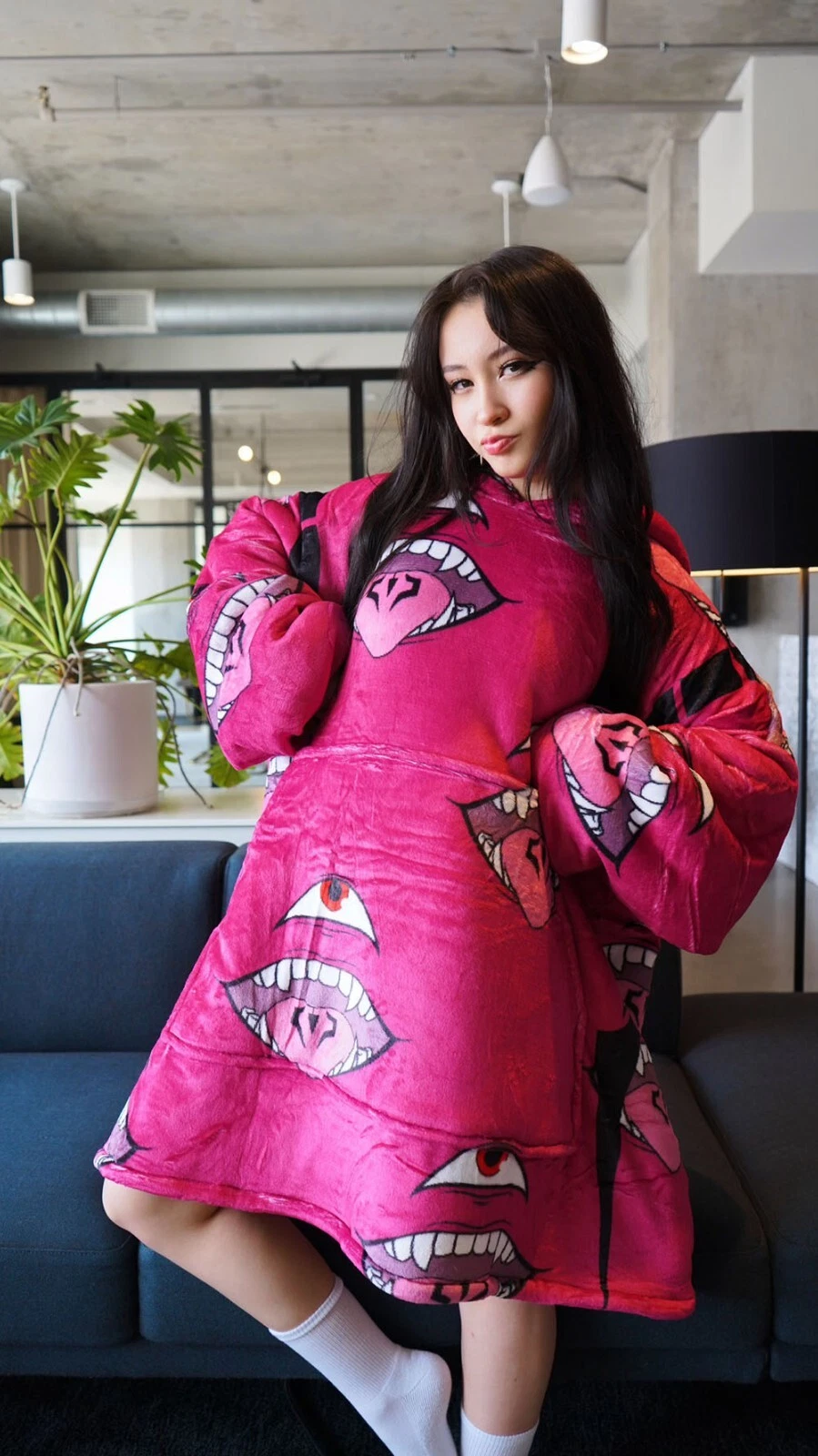 Ryomen Sukuna Jujutsu Satoru Oversized Blanket Hoodie