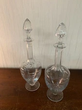 2 Carafes Model Anvers Size N°11137 Crystal Saint Louis (Price Per Piece)