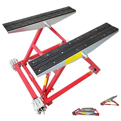 4409lbs/2000KG Mini Tilting Lift Heavy-duty Car Repair Lifting Height 5.9-22.8in