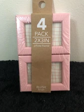 4 Pack,  2x3in, Mini Photo Frames, Blush Finish, DT19134-0203F