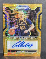 COLLIN WELP (Autos) 2022 Draft Picks Penmanship -GOLD — #29/49  and BLUE 109/149