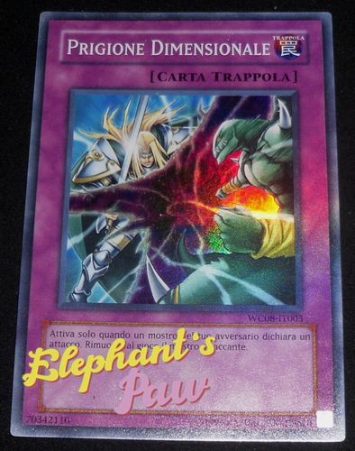 Yugioh - Prigione Dimensionale SUPER RARA - WC08-IT003