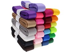 Assorted Grosgrain Satin Ribbon 3/4 Inch 100 Yards 20mm Wide Fabric