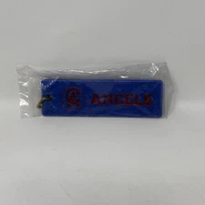 Anaheim Angels Los Angeles Plastic Rectangle Keychain Vintage