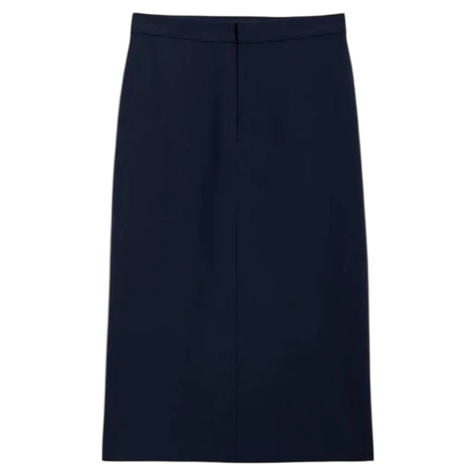 全新带标签 Banana Republic 工厂雕刻铅笔中裙海军蓝 6 码 — 第 3/4 张图片