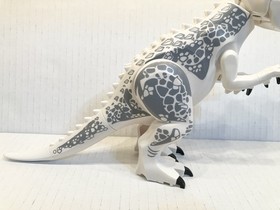 Authentic Lego Jurassic World White Indominus Rex Figure from 75919, Retired