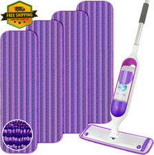 Swiffer PowerMop Refill Pads 4 Pack Reusable Microfiber Washable Mop