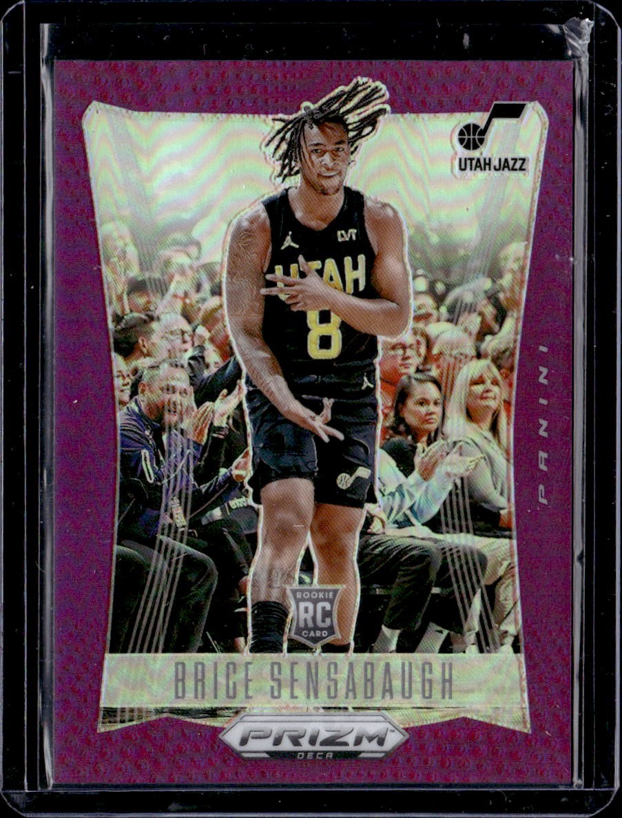 2023-24 Panini Prizm Deca #131 Brice Sensabaugh Prizms Purple #/99
