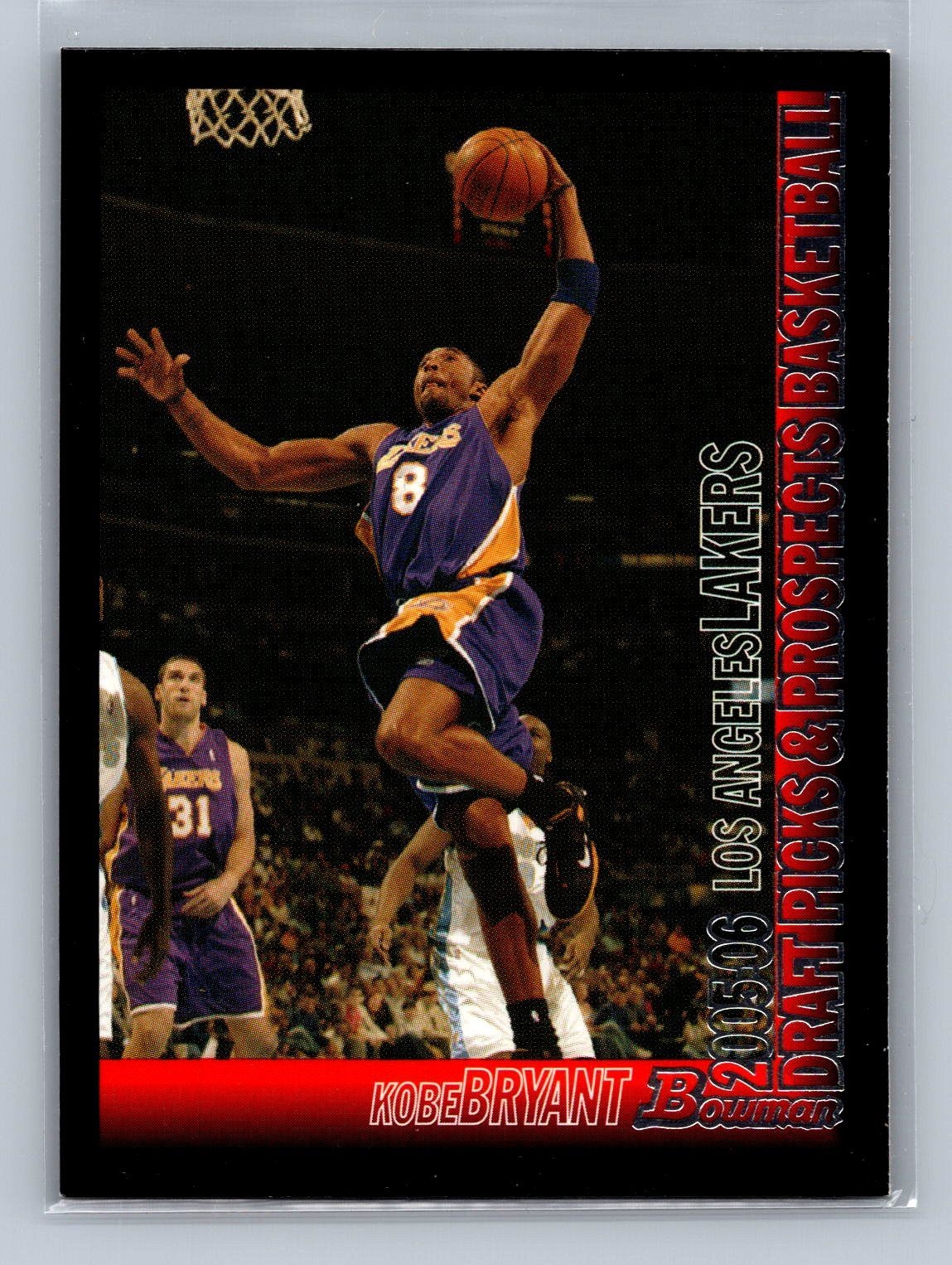 Kobe Bryant Lakers 2005-06 Draft Picks & Prospects Bowman #69