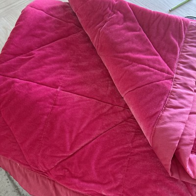 Rosa weiche warme Decke Überwurf Plüsch Mädchen Bettwäsche 200x200cm 