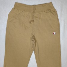 Vintage Champion Reverse Weave Swestpants Mens Medium Beige/Tan