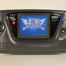 SEGA Game Gear Handheld Console System Black + 4 Games - BUNDLE ⚠️TESTED & WORKS