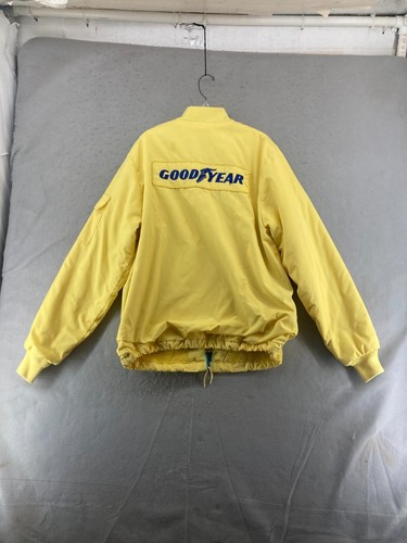 Vintage Goodyear Yellow Racing Jacket Adult Small 70s - Picture 12 of 20