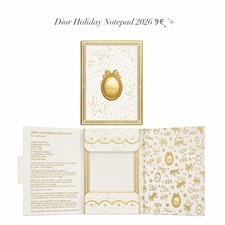 DIOR Holiday Notepad Gold Medallion Christmas Special Novelty Limited 2026 RARE