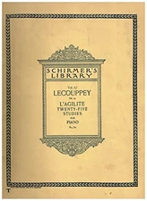 LECOUPPEY OP. 20: L'AGILITE: TWENTY-FIVE STUDIES FOR THE By Felix Lecouppey