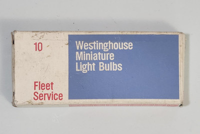 One 8 pak Vtg Westinghouse no. 1893 14 Volt Light Bulbs Corvette Impala Mustang