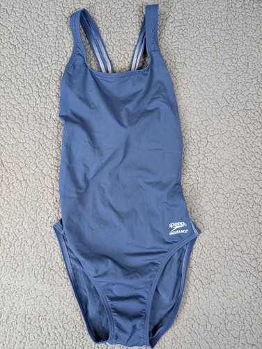 Speedo Women's Swimsuit One Piece Endurance+ Size 6 32 Pro LT Blue Swim Pool