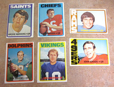 1972 Topps Archie Manning Rookie Card + 5 More QB's PLEASE READ. rookie card picture