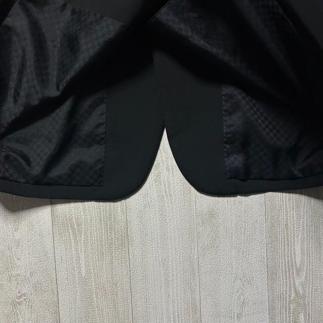 Comsa Men Shadow Stripe Setup Jacket Black Fully … - image 15