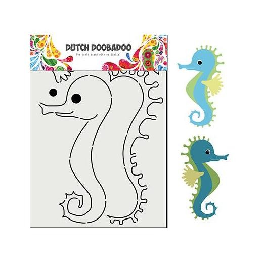 Dutch Doobadoo A5 Build Up Template - Seahorse 470.713.848