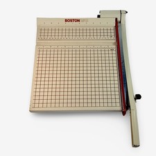 Boston 2612 Paper Cutter Trimmer Heavy Duty Guillotine 12  USA
