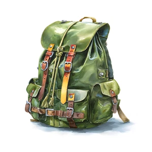 Military Backpack Camouflage Army Weapons War Self Adhesive Sticker