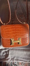 Constance Tasche Bag 19cm Alligator Echtes Le...