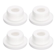 4Pcs White Plug Holes,Rubber Button Plug for 19mm/0.75" Hole