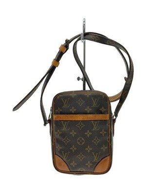LOUIS VUITTON Shoulder Bag 2 Danube Monogram Canvas BRW PVC Used