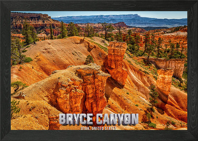 Bryce Canyon Nationalpark Gerahmtes Wandbild Poster Leinwanddruck Bild