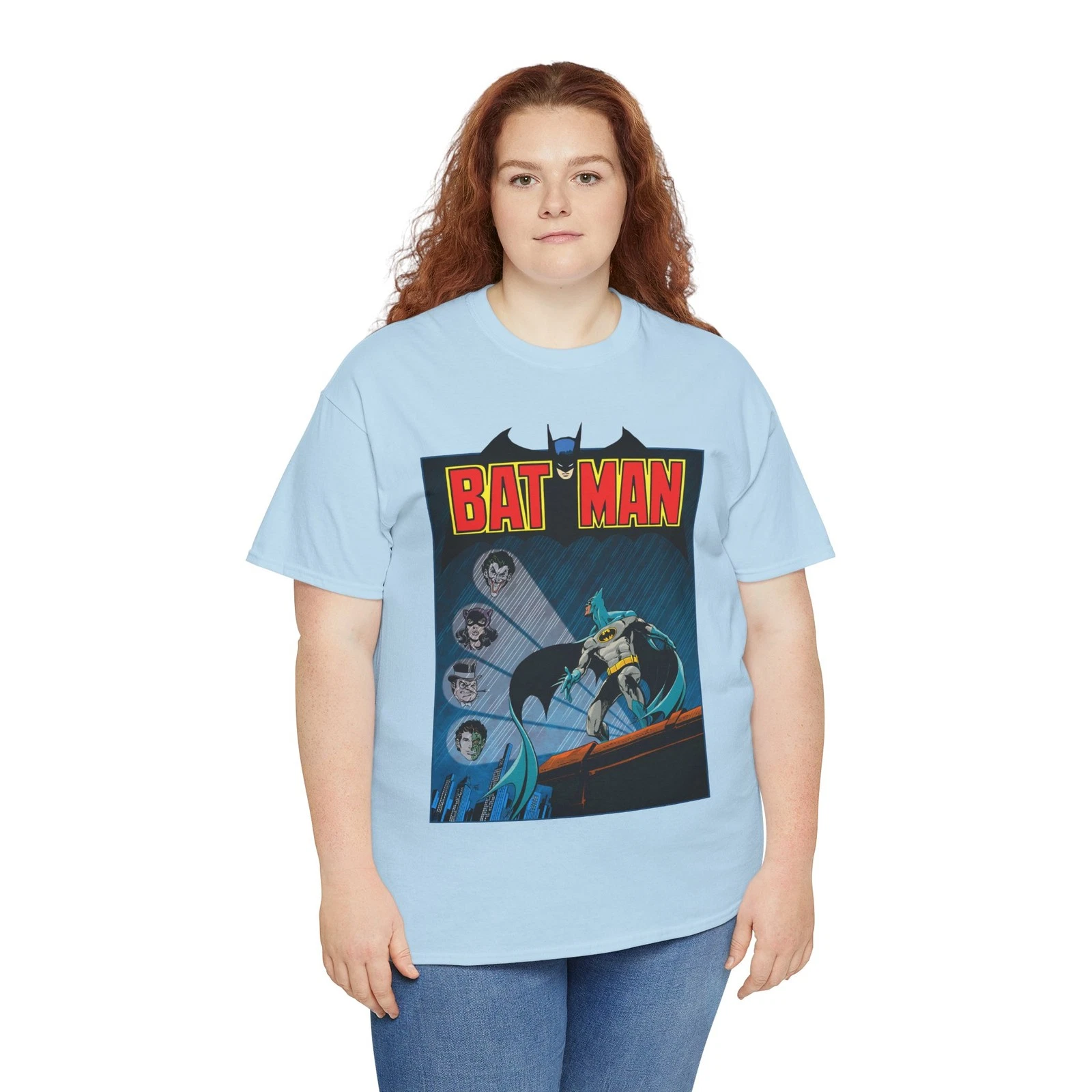 Batman T-Shirt - DC Comics - Catwoman, Joker, Two-Face, Penguin - Bronze Age Art