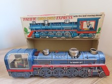 Pacific Choo-Choo Express Train by Kanto (Boxed) Vintage Japanese Tin Toy