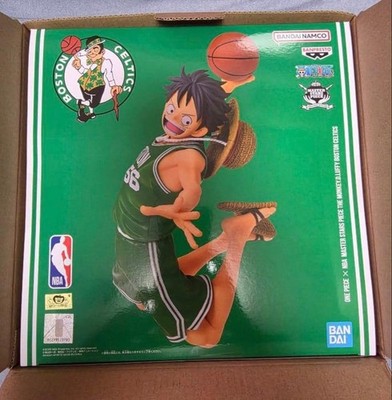 ONE PIECE Monley D Luffy NBA MASTER STARS BOSTON CELTICS Figure Bandai 2025 Toy