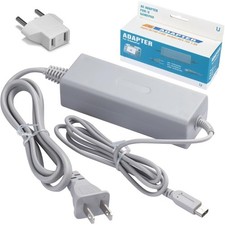 Caricabatterie da parete compatibile per controller Nintendo Wii U Gamepad ad...