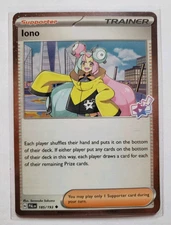 Pokemon – Iono – Cosmos Foil - Promo Card – Stamped – 185/193