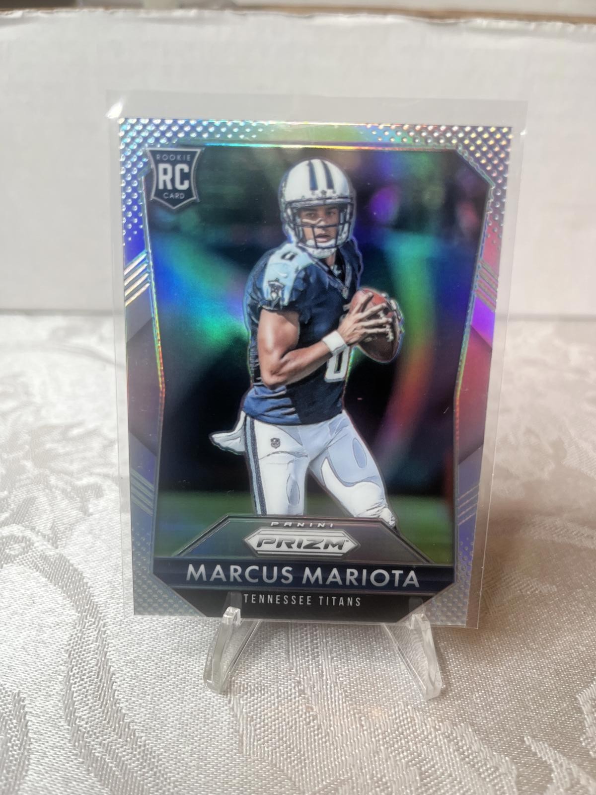 Marcus Mariota 2015 Panini Prizm silver Rookie Card - Tennessee Titans