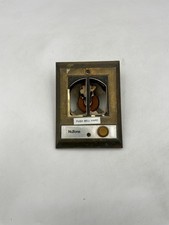 NuTone IS-69 Intercom Door Speaker Metal Polished Brass Lighted Push Button