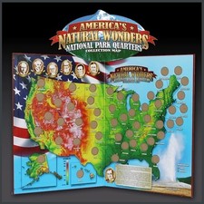 America'S National Park Quarters Collection Map