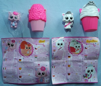 2er Set Cupcake Cats Figuren Cupcakecats Beauty Edition Perry Missy Super + Rare