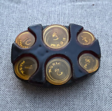 Groschen-Box Schumm Plastic W. Germany Vintage M&uuml;nzspender DM