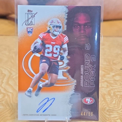 2025 Topps Jordan James Shop for 2025 Topps Signature Class Football Rookie autographs on eBay (Raw)