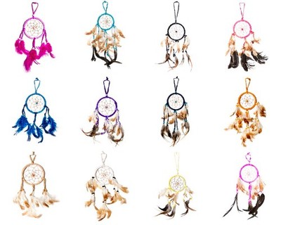 Ca. 90 verschiedene Kleine 30cm bis 35cm x 9cm Traumfänger Dreamcatcher  Auswahl