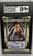 2025 Leaf Metal Pop Century Mark Wahlberg Scripted Auto #1/1 Prismatic Gold SGC