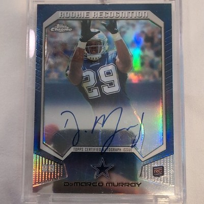 2011 Topps Chrome Demarco Murray #RRG-DM Rookie Recognition Auto + bonus card