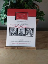 An Era of Greatness: Coach Bob Devaney Signed By Johnny Rodgers Heisman '72 